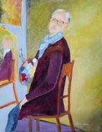 Self Portrait after Modigliani